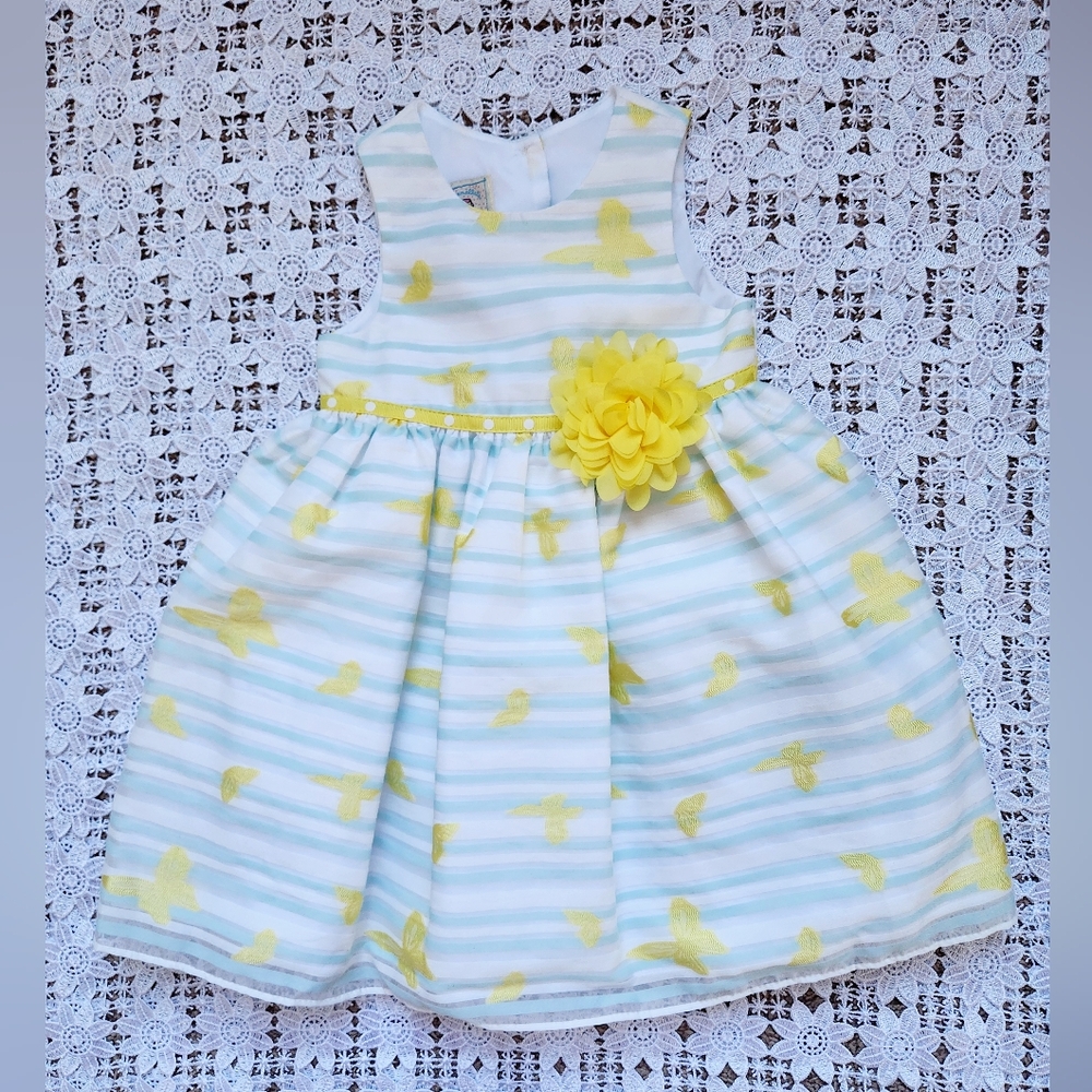 Marmellata special occasion butterfly print dress
